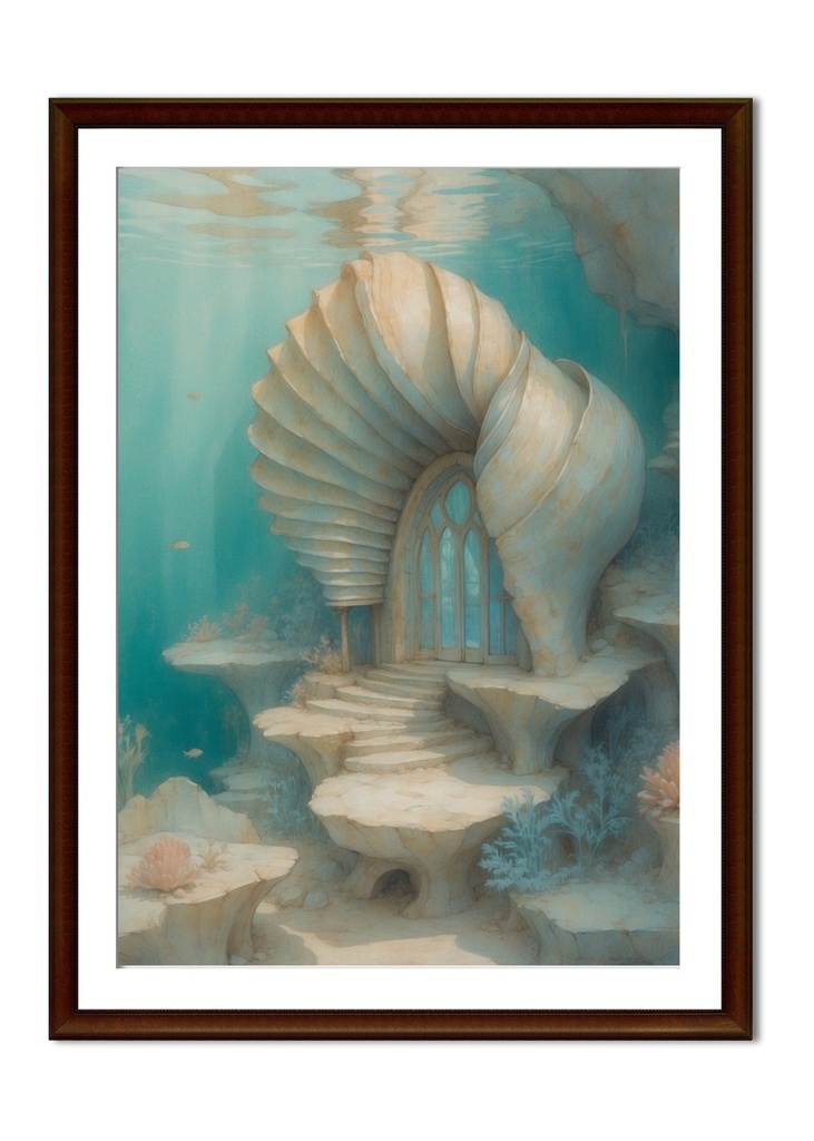 《貝殻の門へつづく水底階段》ポスター&壁紙+motionセット “The Shell Gate Beneath the Water” Poster & Wallpaper + Motion Set