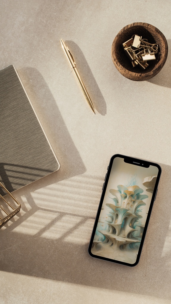 海底住居 01|Submerged Residence 01|スマホ壁紙 / Phone Wallpaper