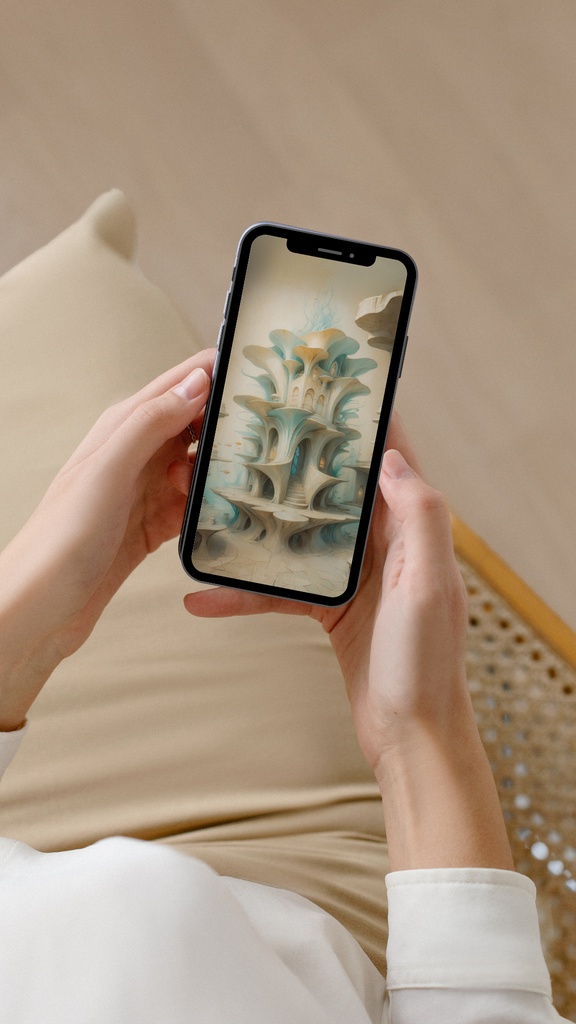 海底住居 01|Submerged Residence 01|スマホ壁紙 / Phone Wallpaper