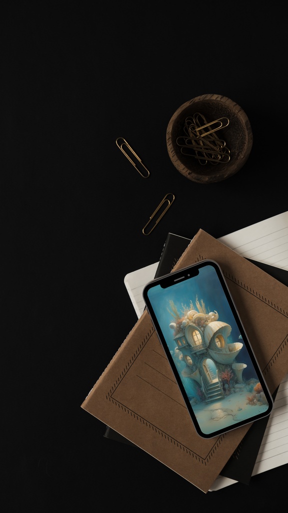 海底住居 03|Submerged Residence 03|スマホ壁紙 / Phone Wallpaper