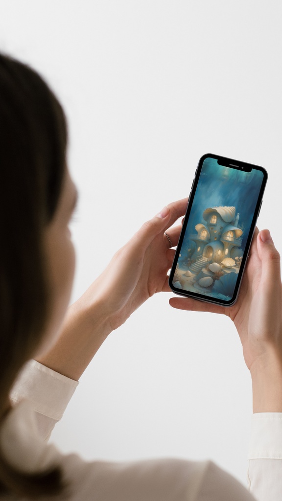 海底住居 04|Submerged Residence 04|スマホ壁紙 / Phone Wallpaper