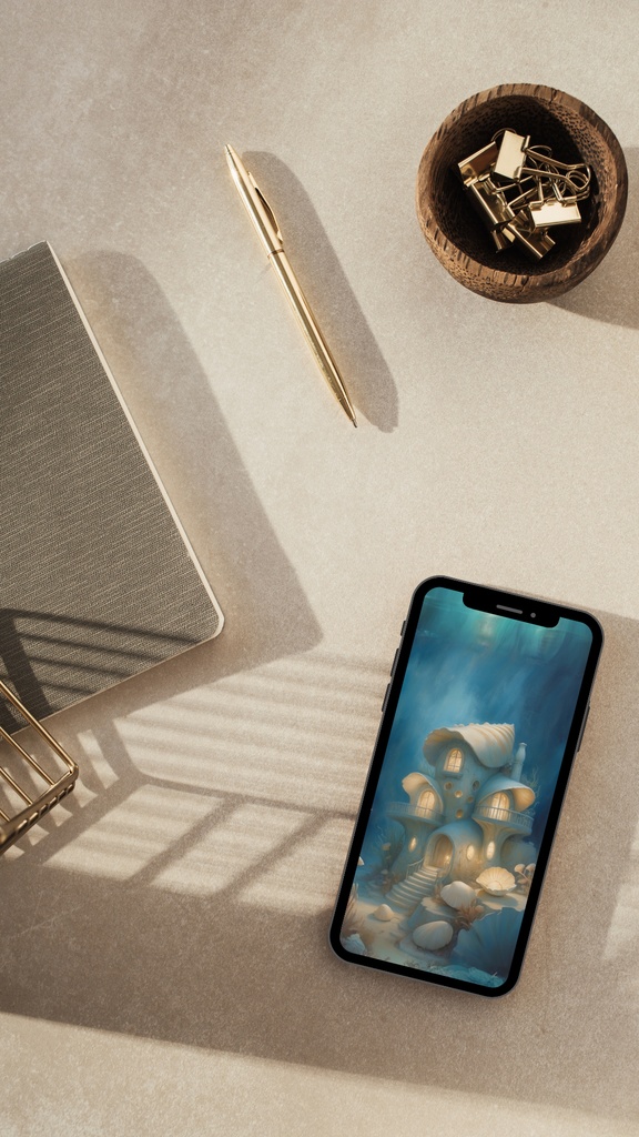 海底住居 04|Submerged Residence 04|スマホ壁紙 / Phone Wallpaper