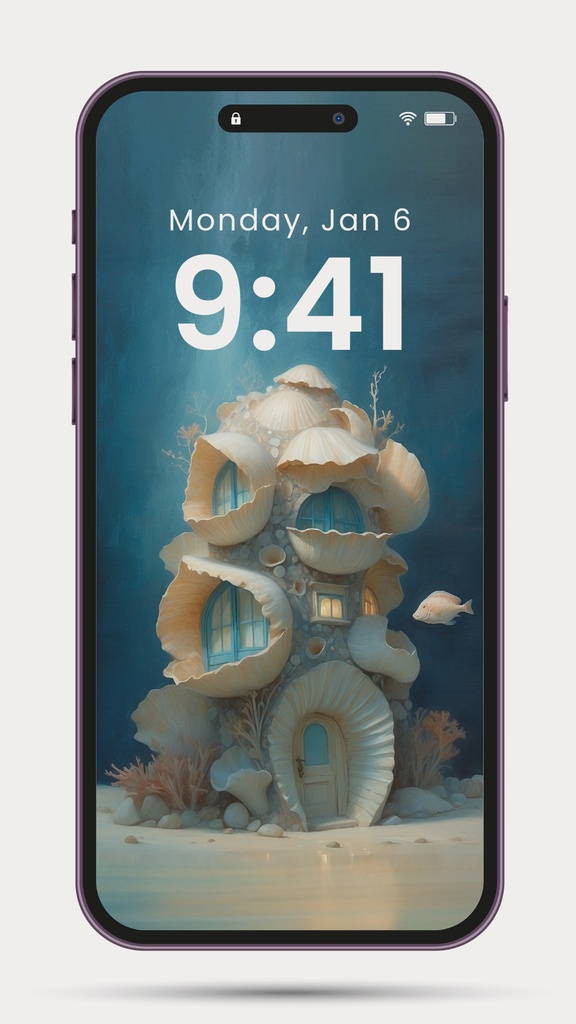 海底住居 05|Submerged Residence 05|スマホ壁紙 / Phone Wallpaper