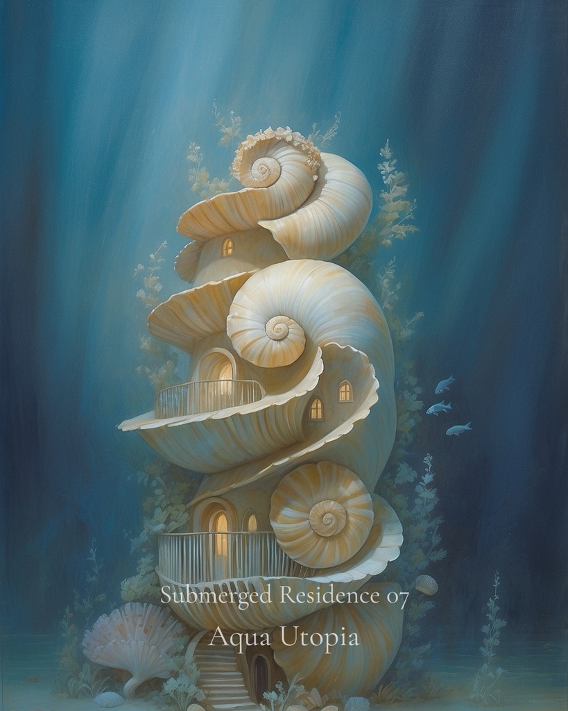 海底住居 07|Submerged Residence 07|スマホ壁紙 / Phone Wallpaper