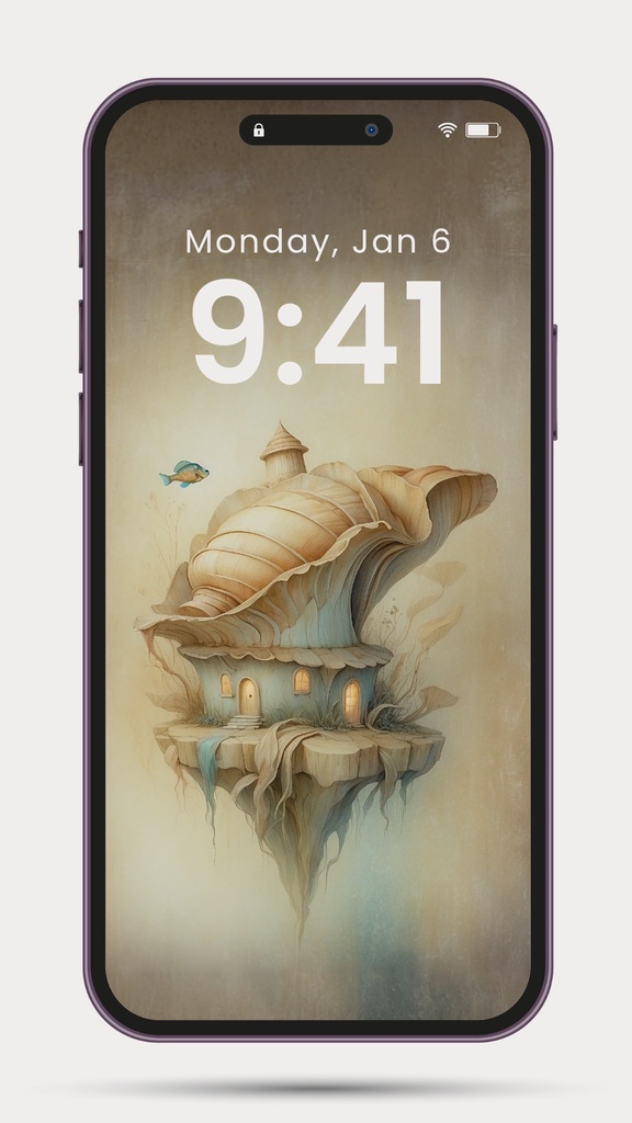 海底住居 10|Submerged Residence 10|スマホ壁紙 / Phone Wallpaper