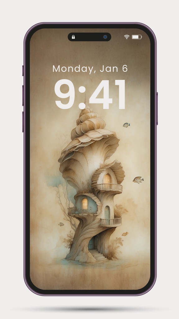 海底住居 11|Submerged Residence 11|スマホ壁紙 / Phone Wallpaper