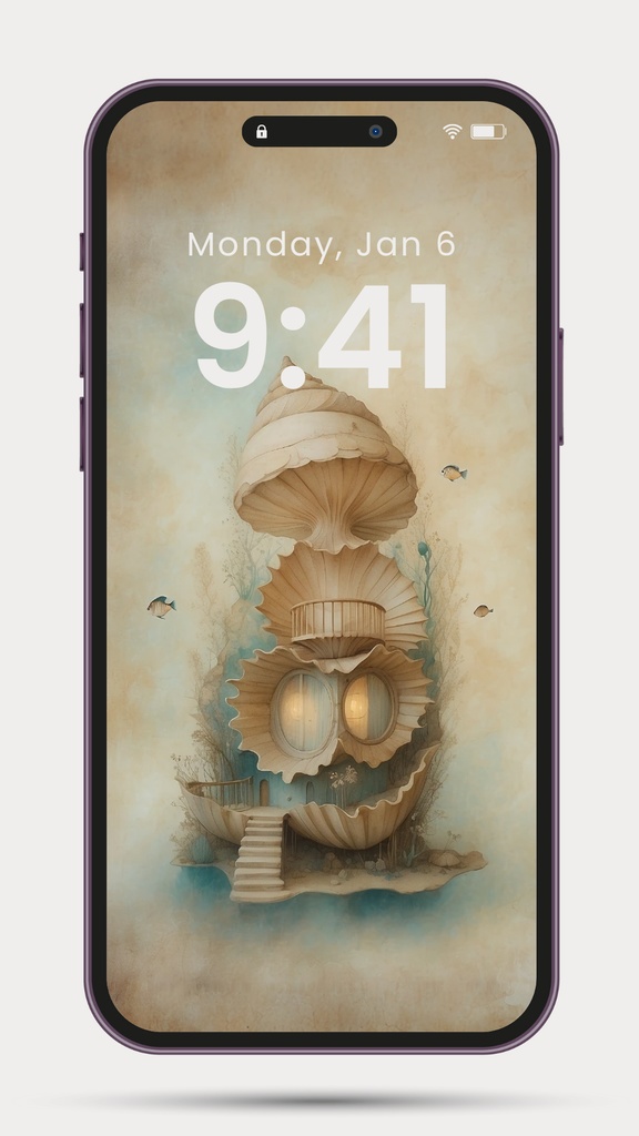 海底住居 13|Submerged Residence 13|スマホ壁紙 / Phone Wallpaper