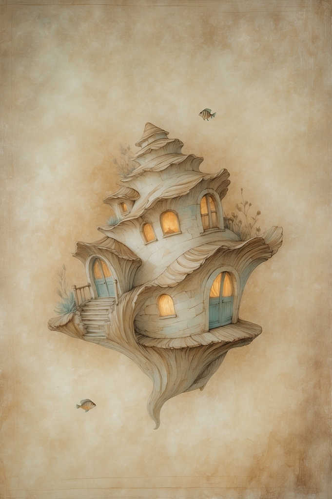 海底住居 15|Submerged Residence 15|スマホ壁紙 / Phone Wallpaper
