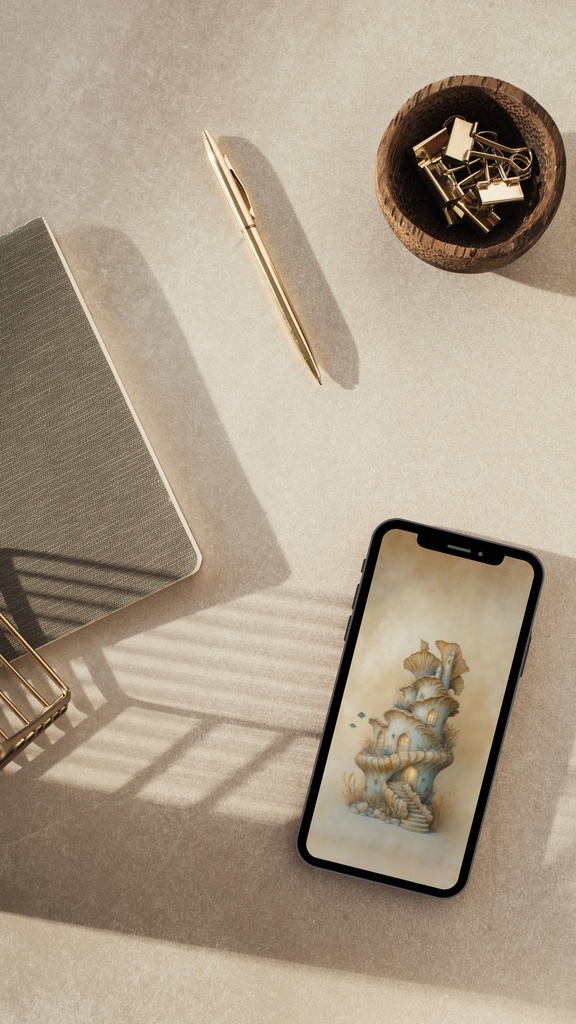 海底住居 16|Submerged Residence 16|スマホ壁紙 / Phone Wallpaper