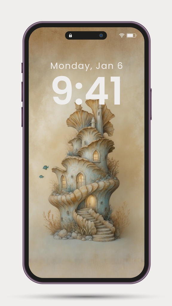 海底住居 16|Submerged Residence 16|スマホ壁紙 / Phone Wallpaper