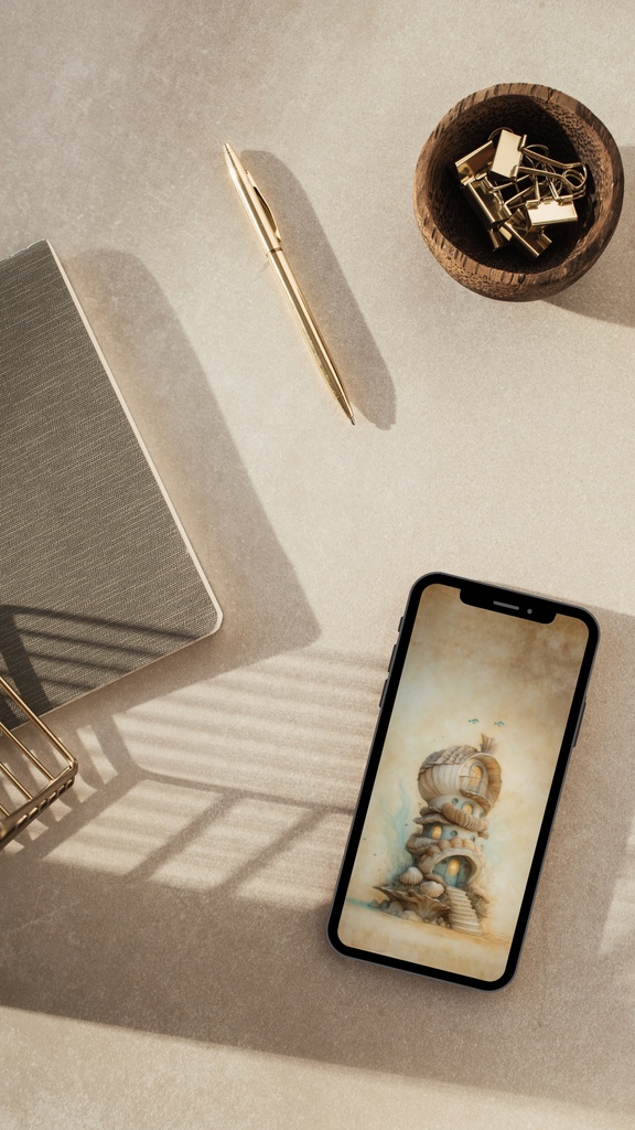 海底住居 17|Submerged Residence 17|スマホ壁紙 / Phone Wallpaper