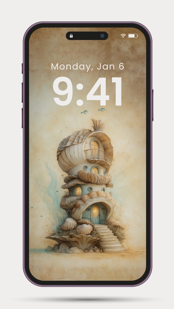 海底住居 17|Submerged Residence 17|スマホ壁紙 / Phone Wallpaper