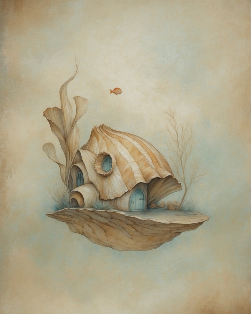 海底住居 18|Submerged Residence 18|スマホ壁紙 / Phone Wallpaper