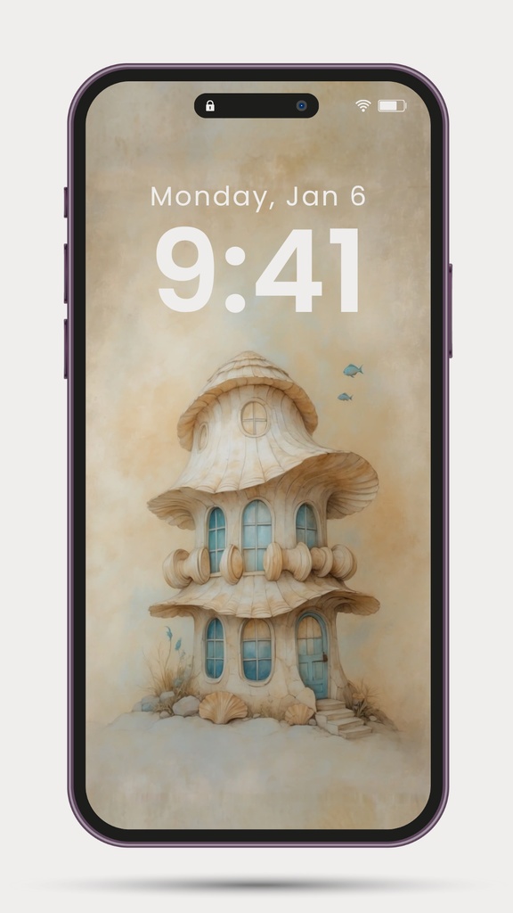 海底住居 19|Submerged Residence 19|スマホ壁紙 / Phone Wallpaper