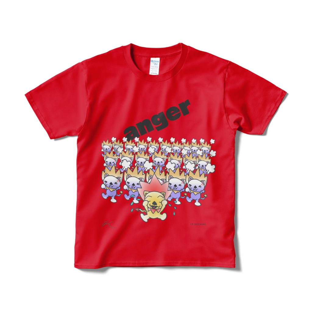 ライオンくん怒りTシャツ