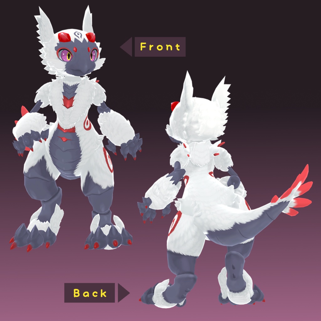 【SDK2】グリモスドラゴネット【オリジナル3Dモデル】