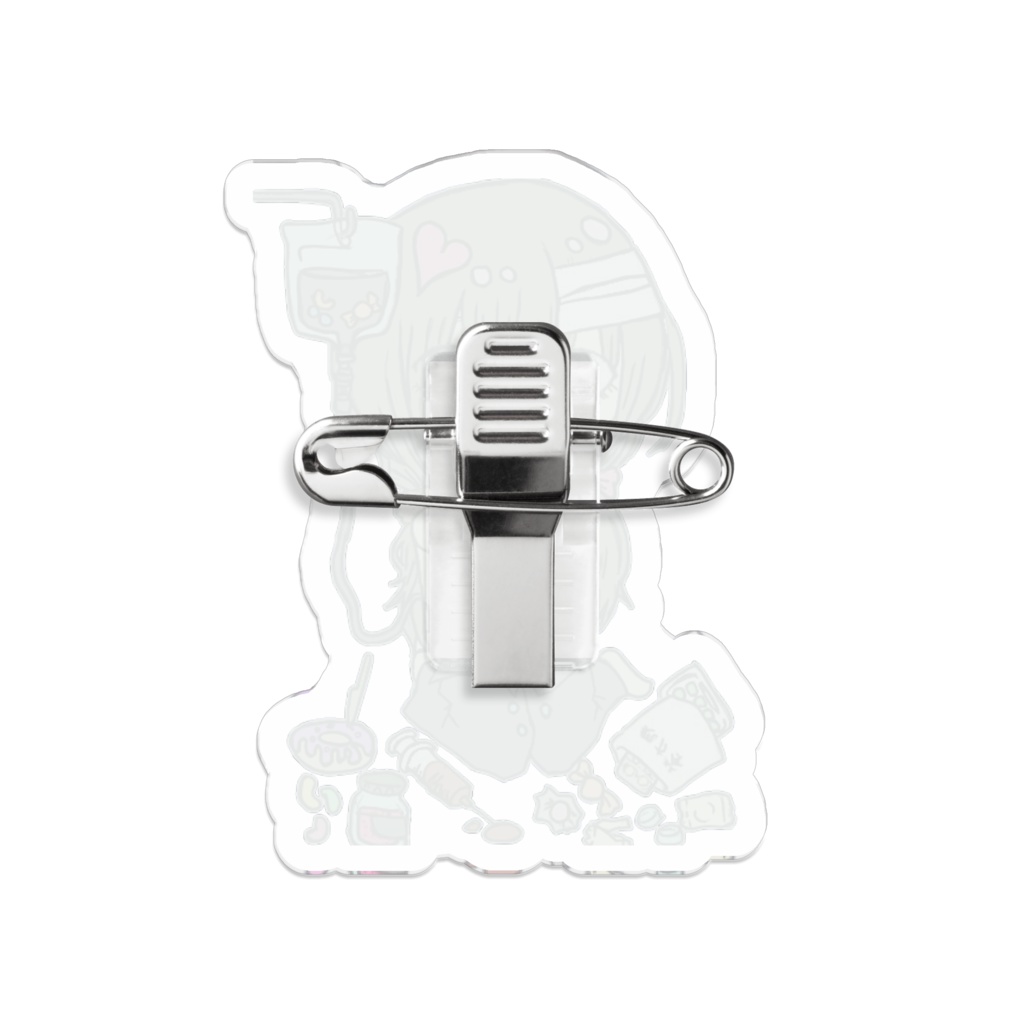 病み彼女 アクリルバッジ