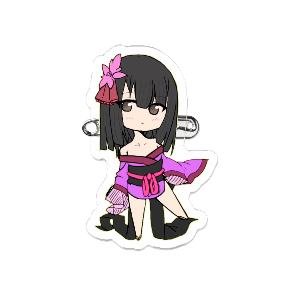 夜紗姫ちゃん アクリルバッジ