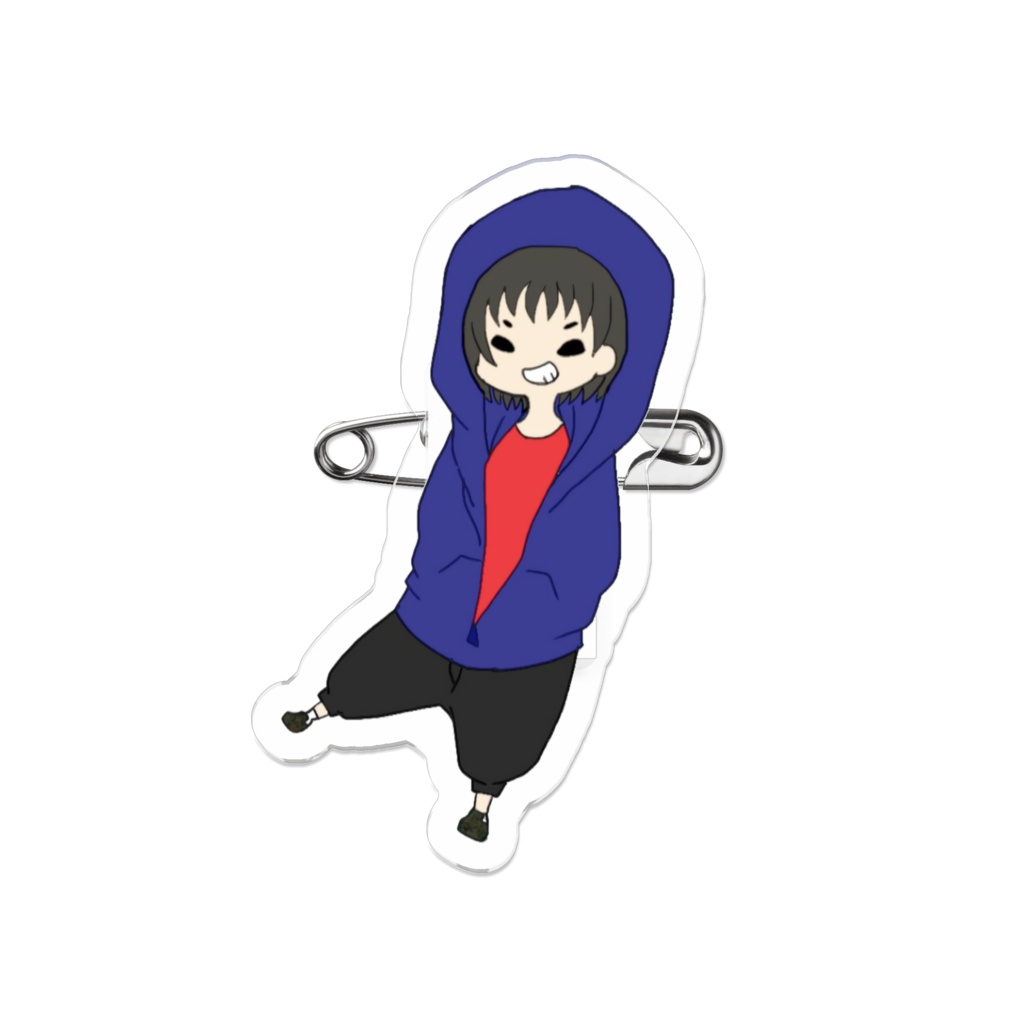 Hytoくん　アクリルバッジ