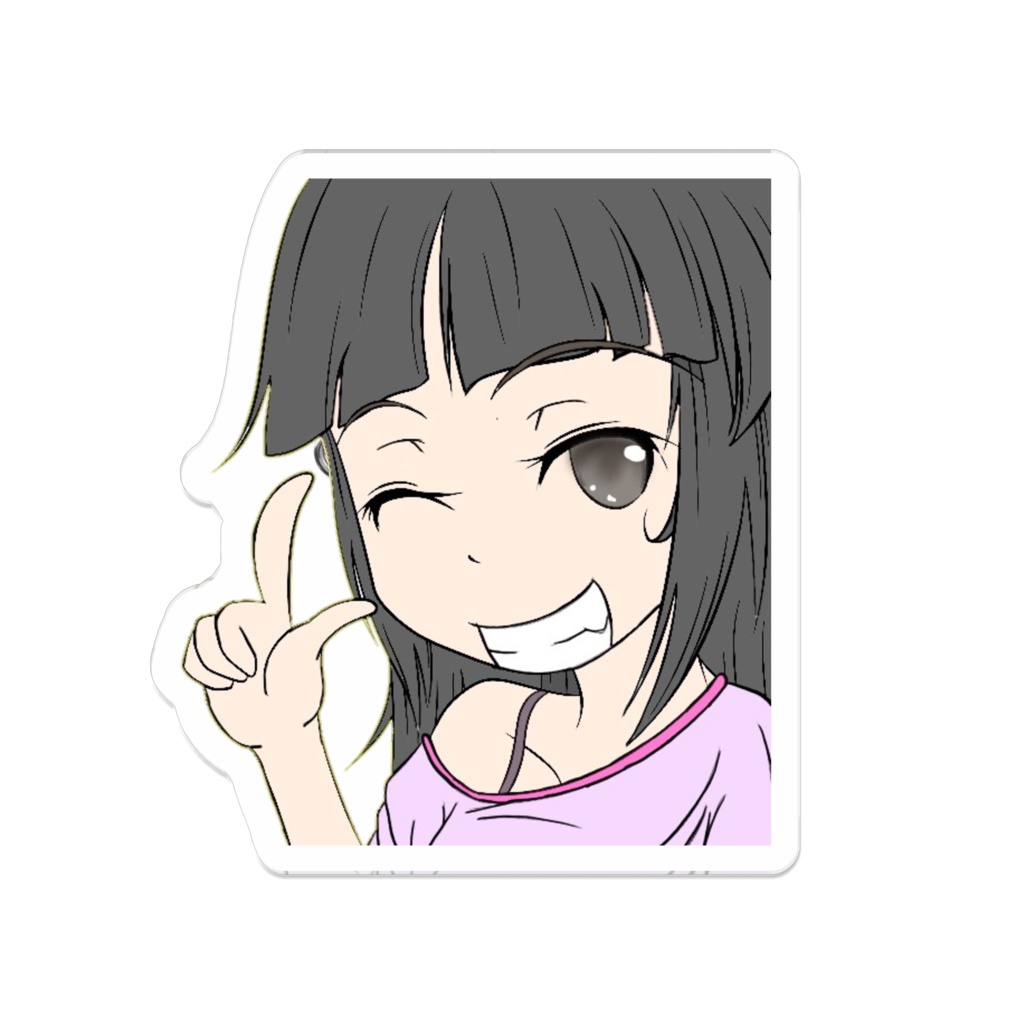 白兎ちゃんアクリルバッジ