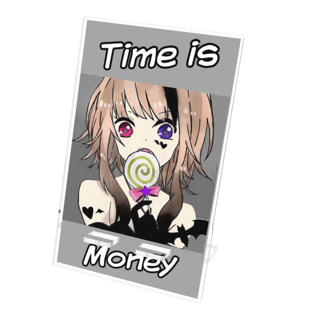 Time is money アクリルスタンド