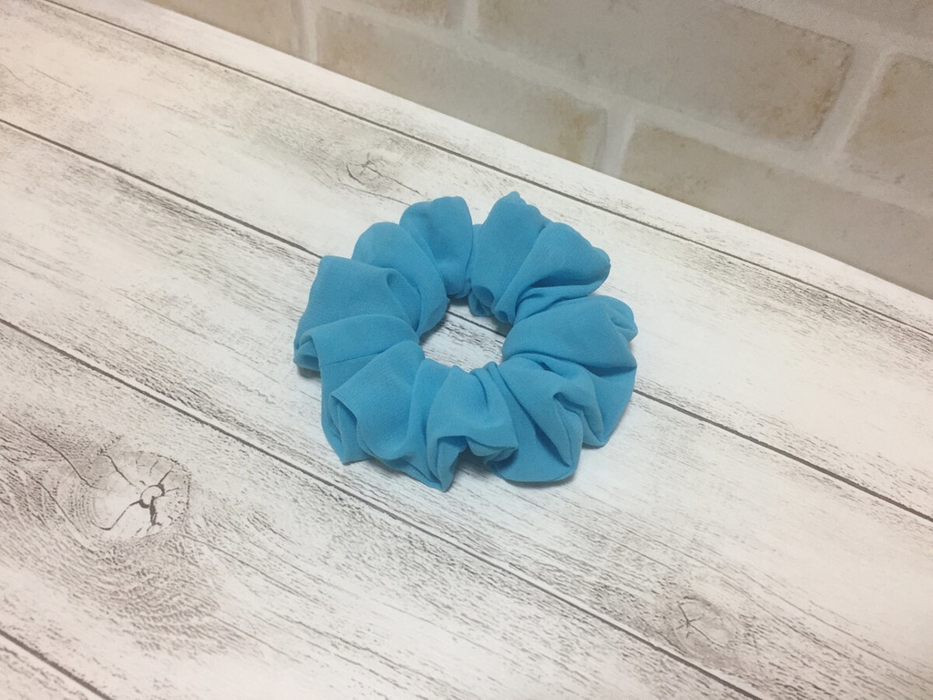 シフォンシュシュ(ターコイズ)