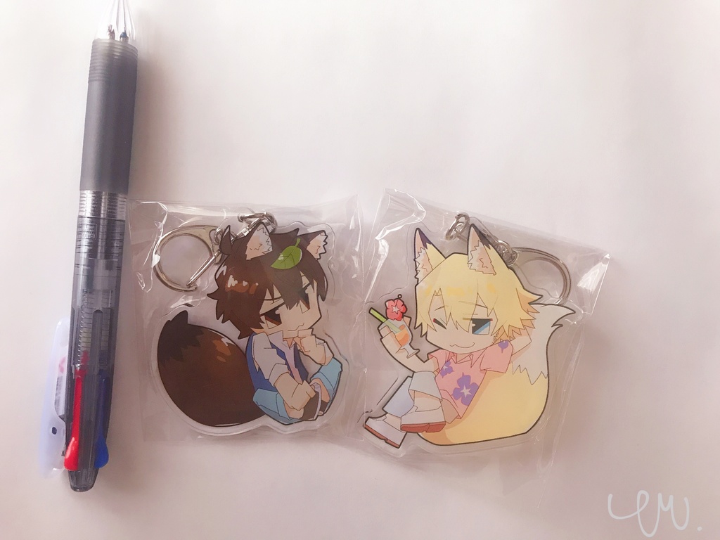 たぬきエダマメ&きつねローラン