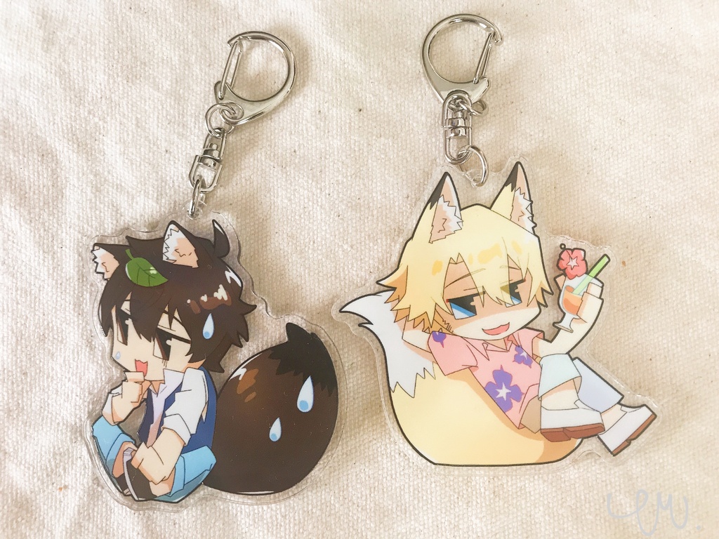 たぬきエダマメ&きつねローラン