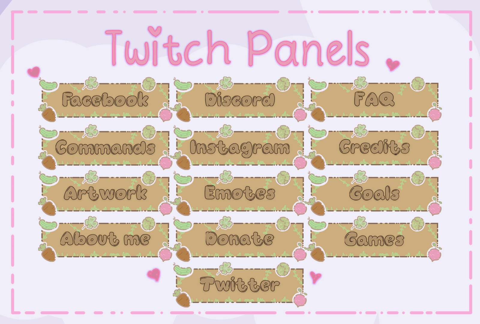 Soft Twitch Panel Willow Shop BOOTH