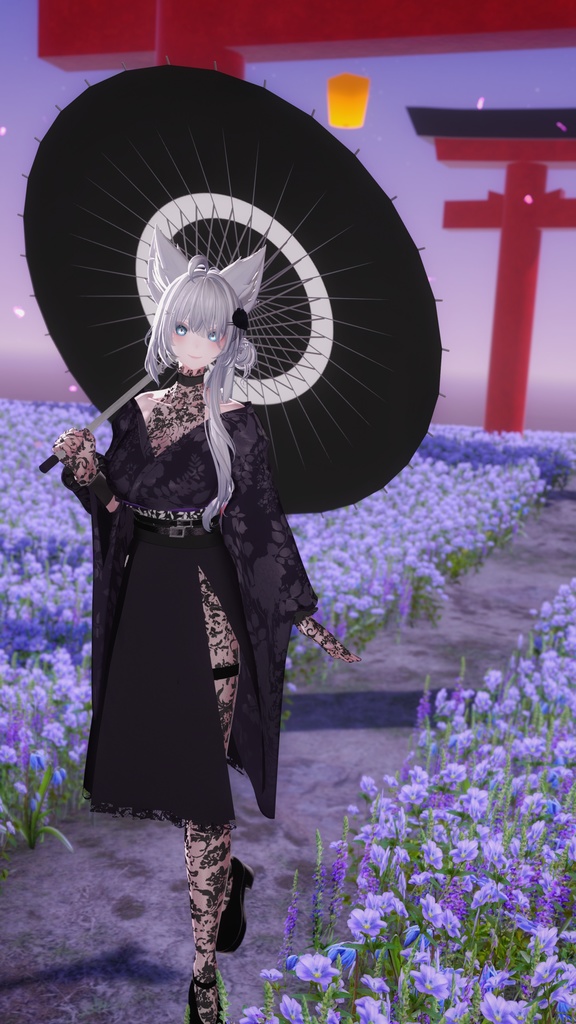 『KALEEDA』crow.t【VRChat向け3Dモデル】