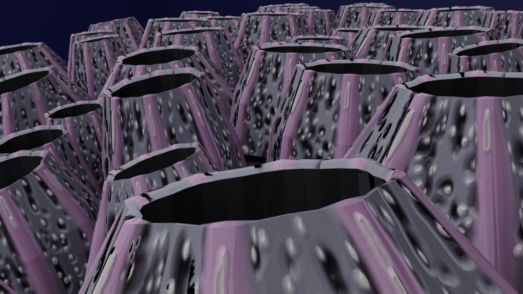 【VRChat想定】フジツボ【3Dモデル】