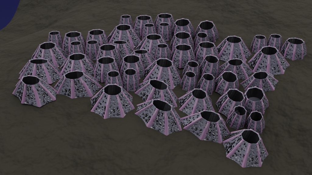 【VRChat想定】フジツボ【3Dモデル】