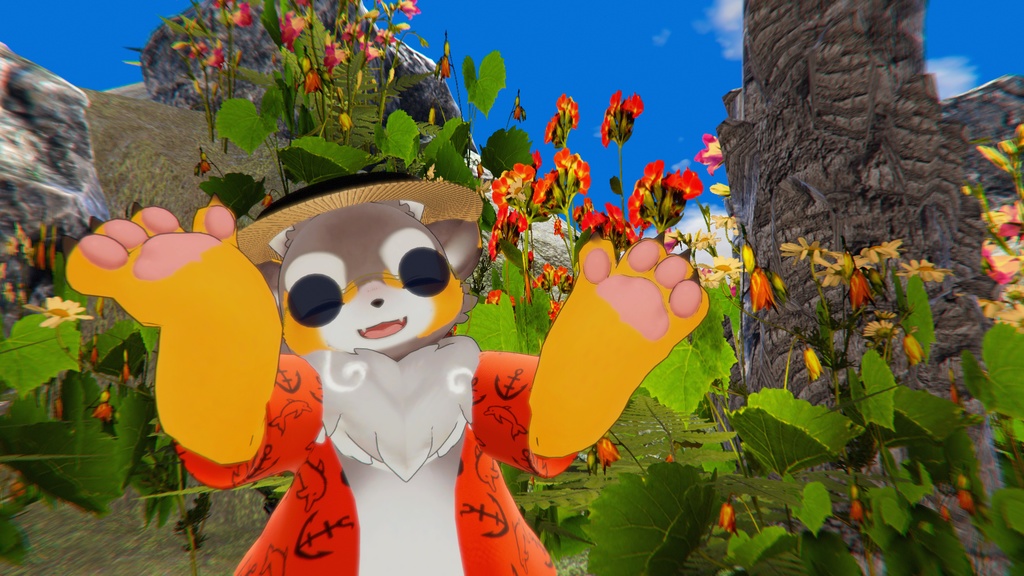 【たぬどら対応衣装】たぬどら・サマーセット【3Dモデル】