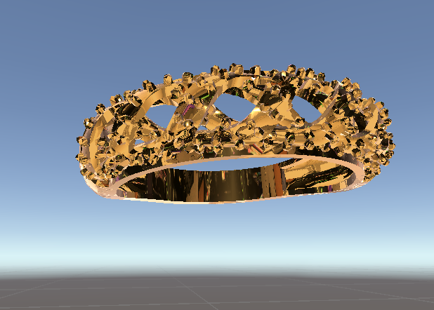 Gradually ring【VRC想定3Dアクセサリー】