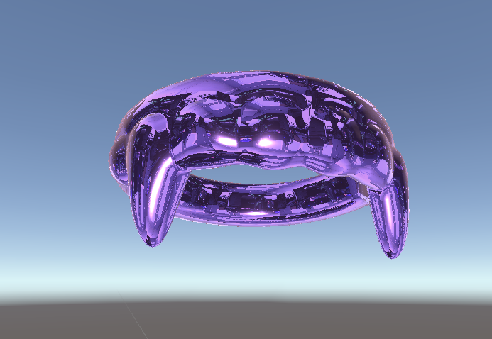 Kiba ring【VRC想定3Dアクセサリー】