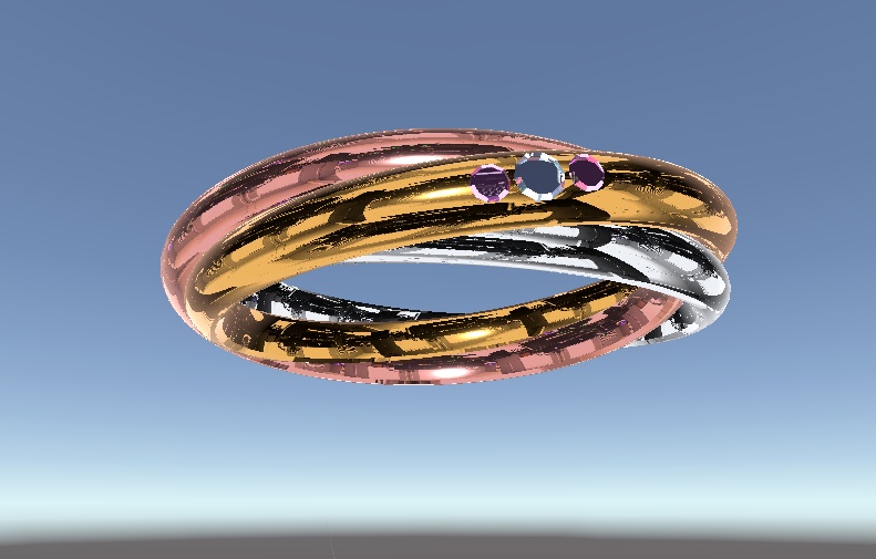 Infinity ring【VRC想定3Dアクセサリー】