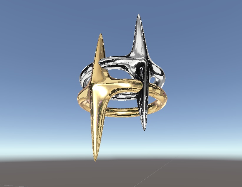 rhombus ring 【VRC想定3Dアクセサリー】