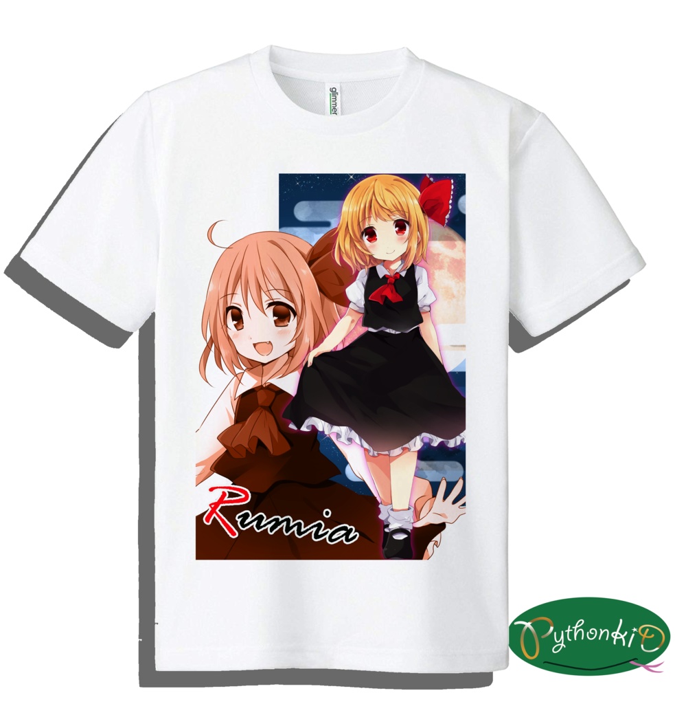 東方Project ルーミア フルグラフィックTシャツ - キャラクターグッズ