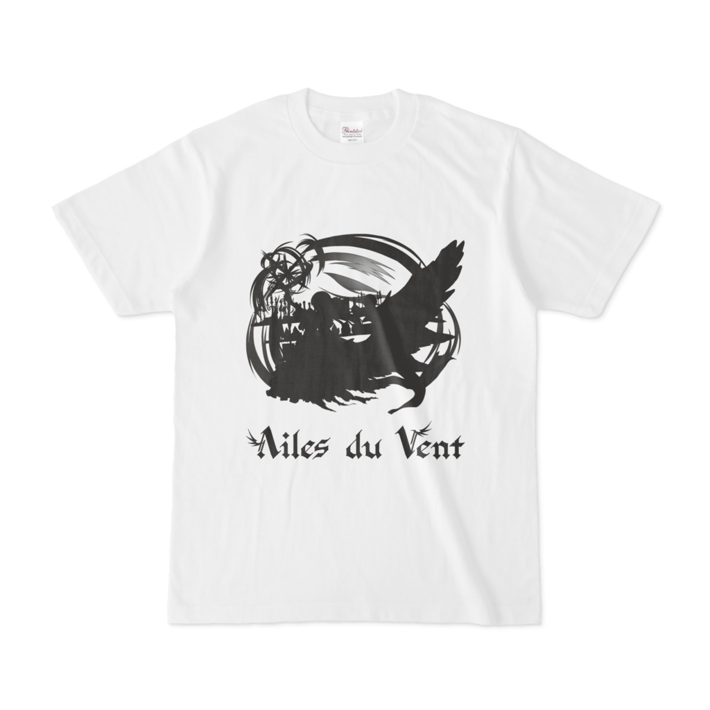 オリジナルシルエットカラーTシャツ（White）