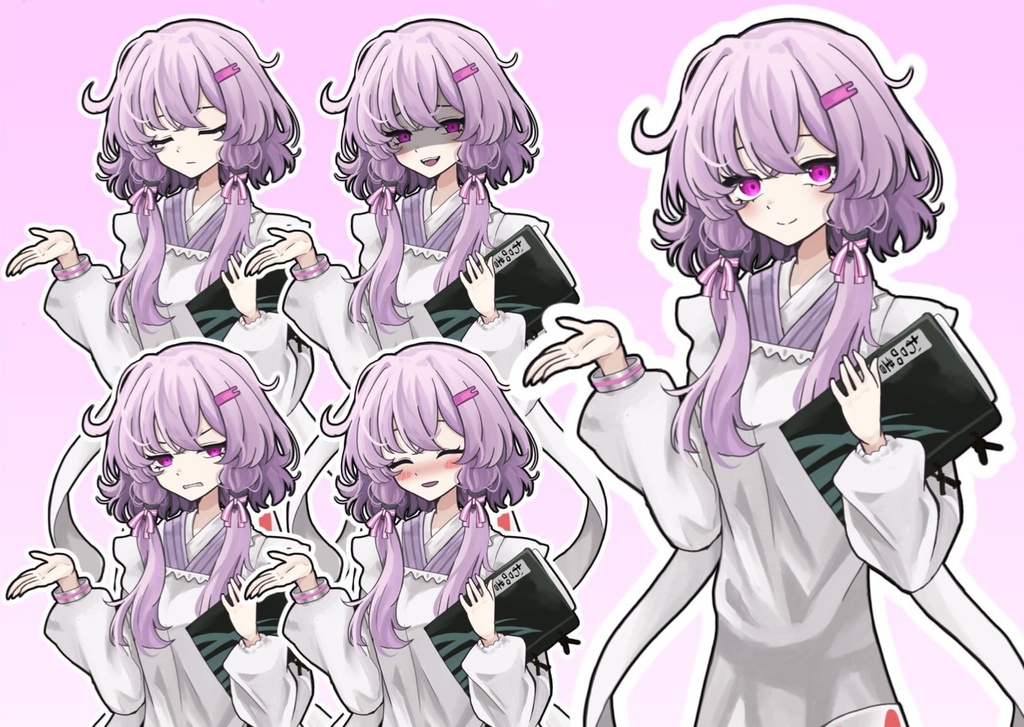割烹着ゆかりさん立ち絵素材