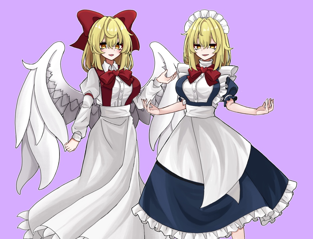 夢幻姉妹立ち絵　ver2