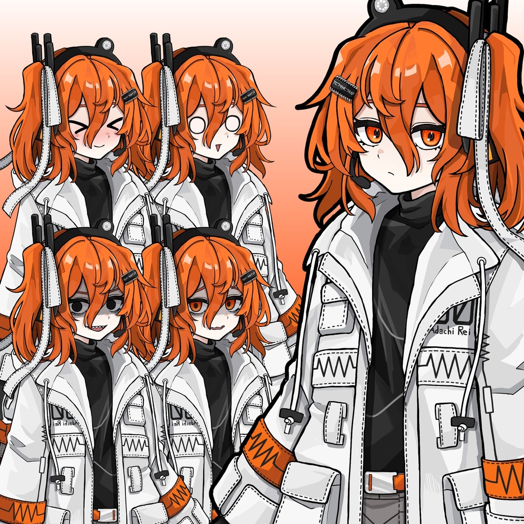 足立レイ 立ち絵素材　藪蛇式