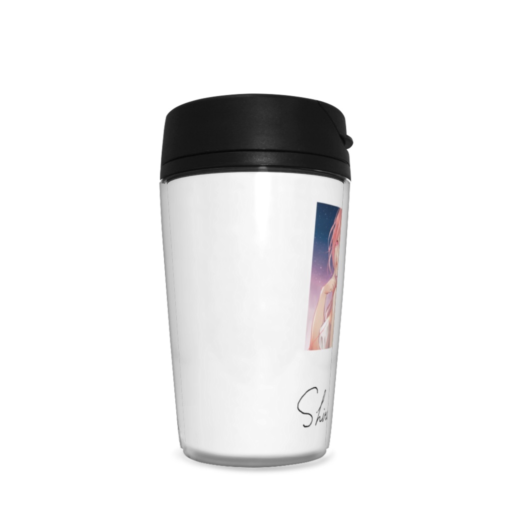 白雪タンブラー(白・イラスト)