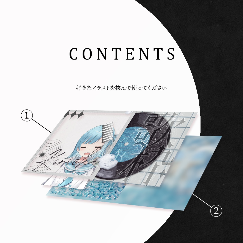 【期間限定FREE】│レコードサムネイル素材│Vtuber向け