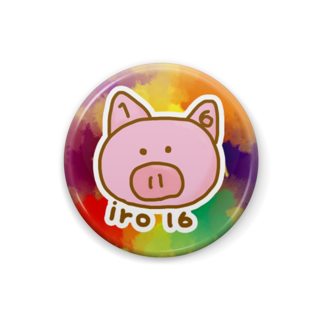 いろいろブタさん缶バッチ