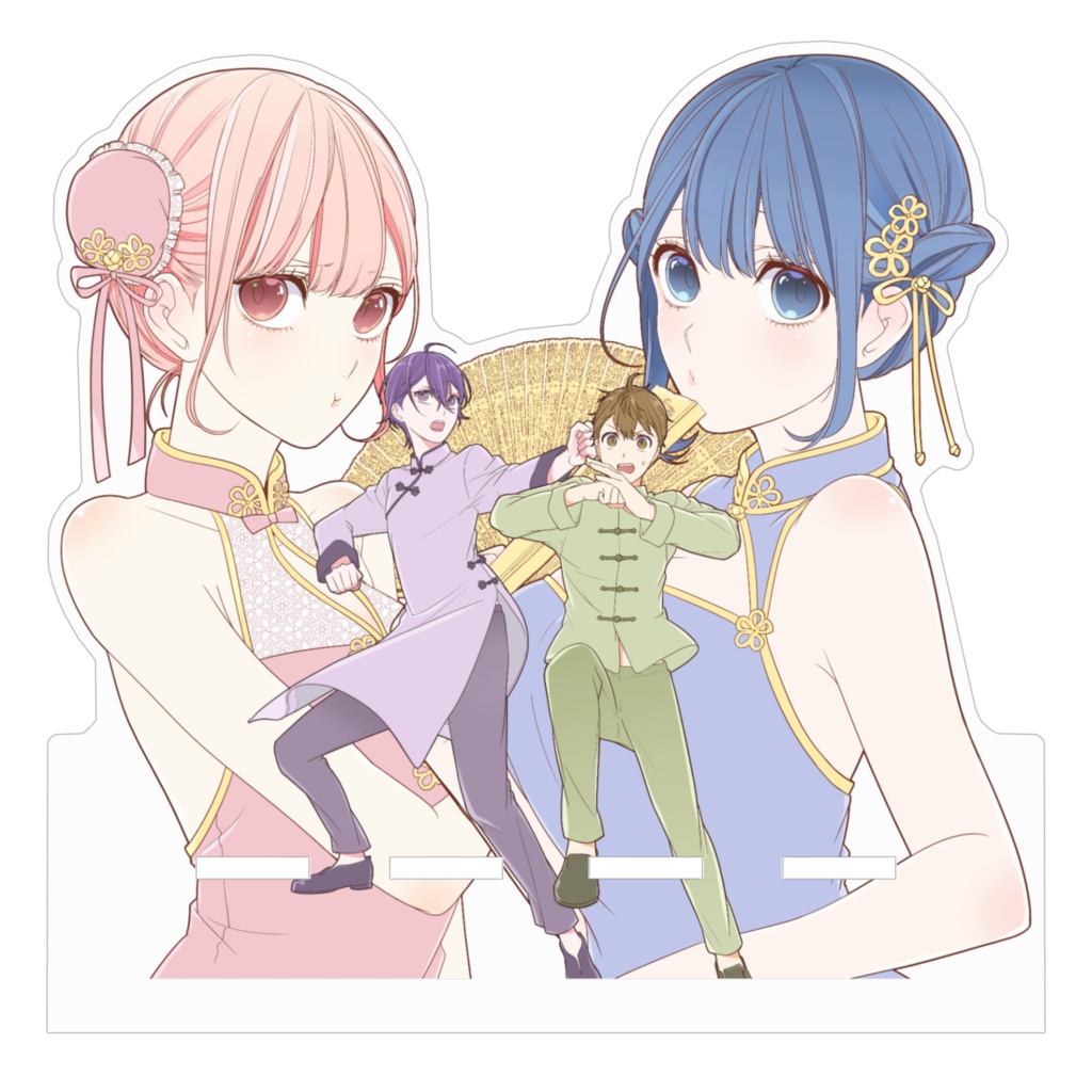 恋と嘘アクリルスマホスタンド_チャイナっぽいの