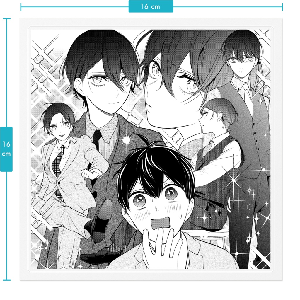 仁坂悠介の華麗なるスーツショー with 根島由佳吏 ステッカー