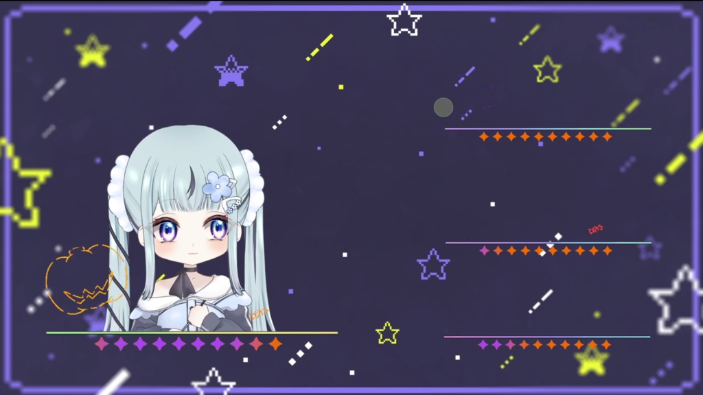 【動く】かぼちゃちるプレート【全4色】