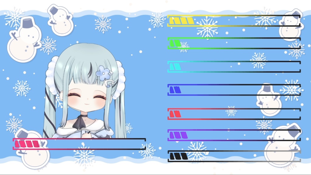 【動く】LOADING黒ちるプレート【8色】