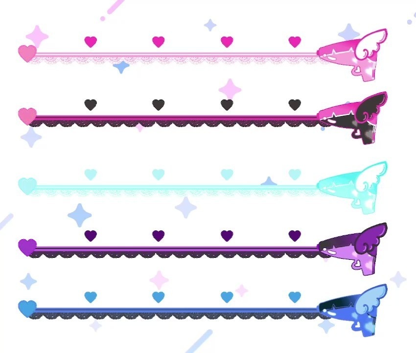 【動く】ハートガンプレート【5色】